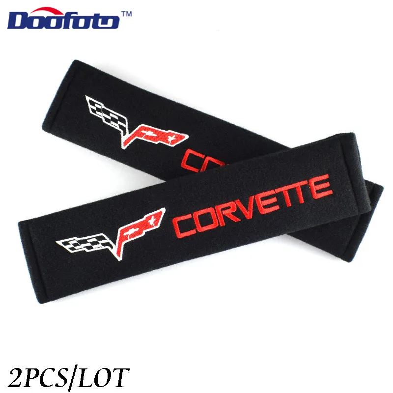 Чехол для ремня безопасности Doofoto Chevrolet Corvette C6 C5 C7 C4 C3 автомобильные аксессуары