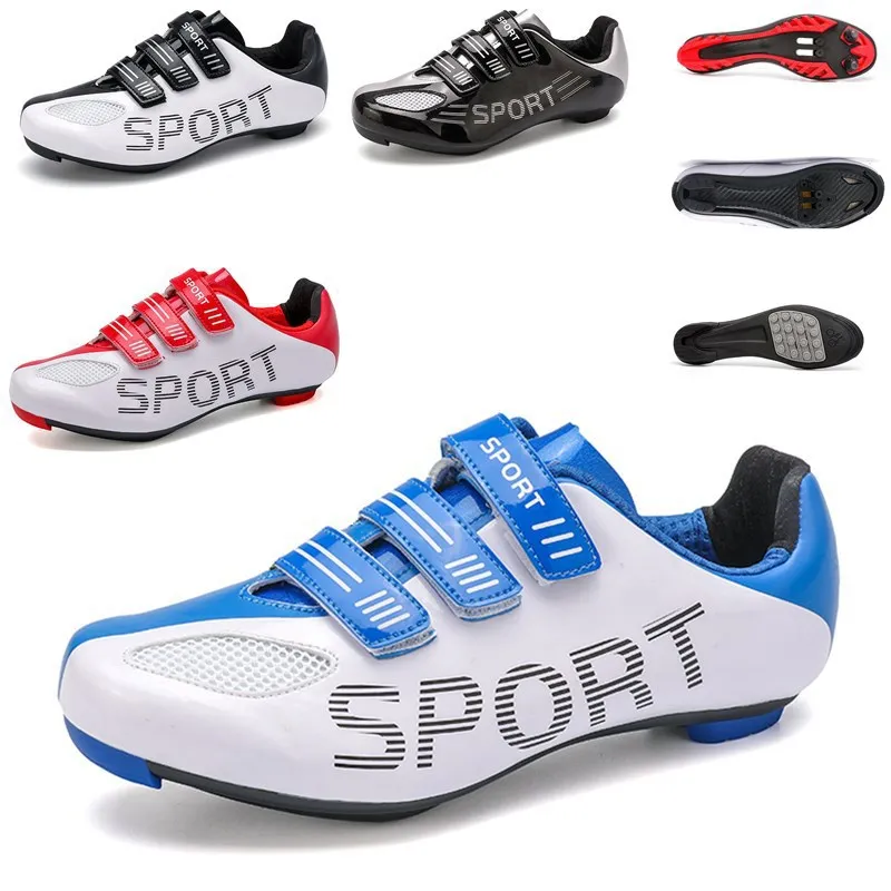 

Men Road Cycling Shoes Sapatilha Ciclismo Pro Race Self-Locking Mountain Bike Shoes Bicycle Ultralight Athletic Racing Sneakers