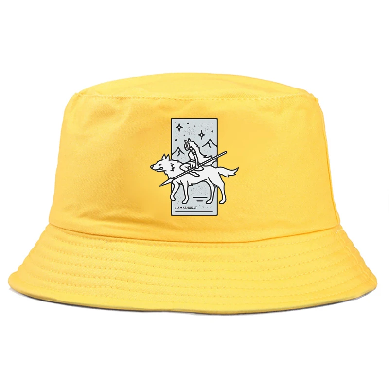 Graphic Princess Mononoke San Ashitaka Fashion Headwear Reversible Aesthetic Fishing Hat Cotton Harajuku Girl Boy Bob | Аксессуары для