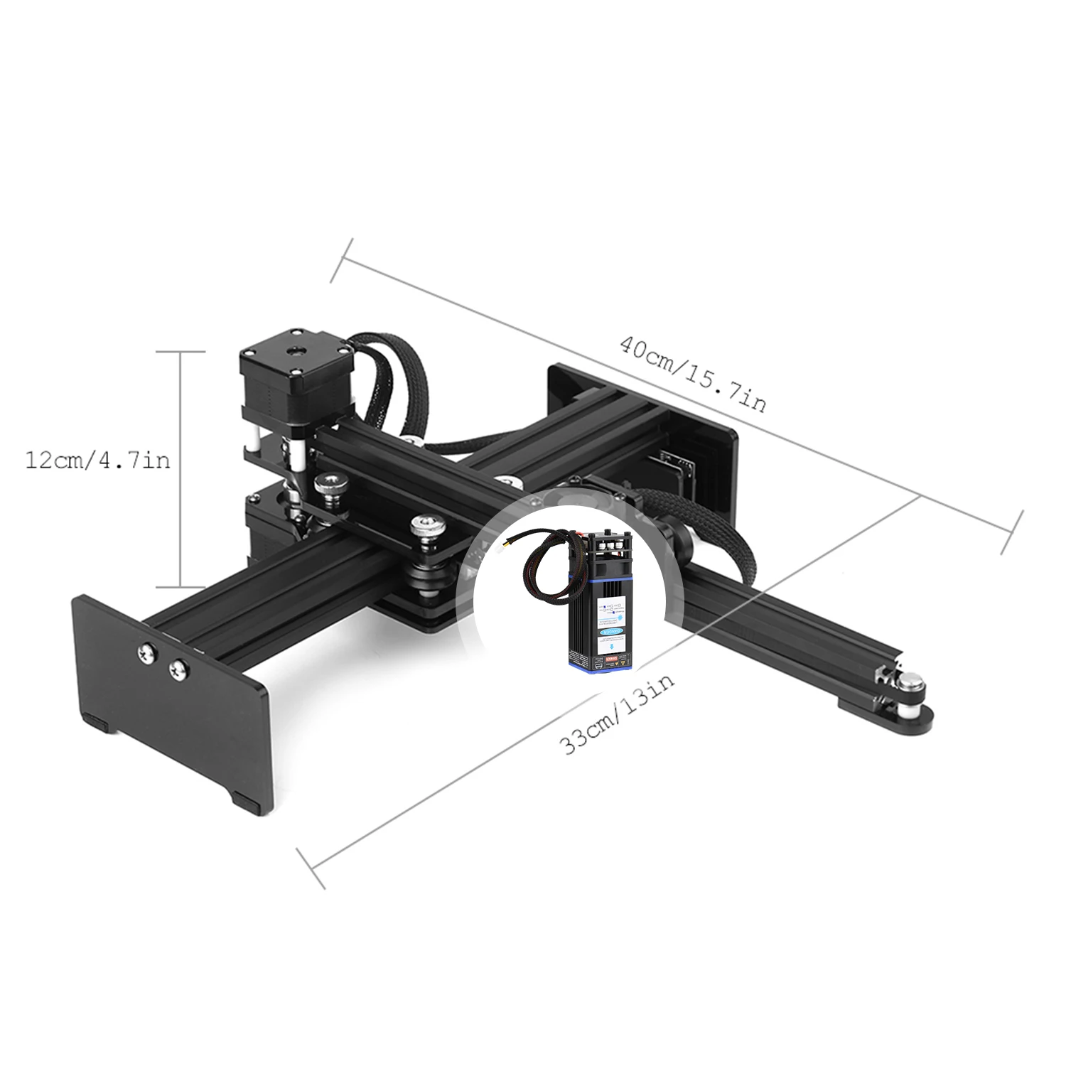 Лазерный гравировальный станок 450 нм 40 Вт фиксированное фокусное расстояние