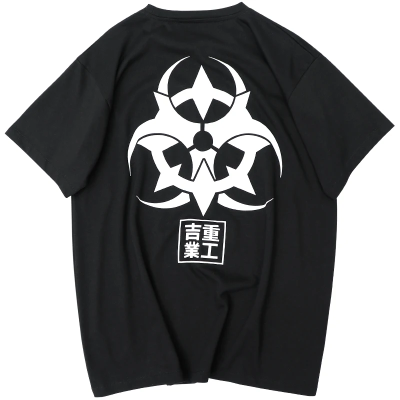 

Fashion Hip Hop T Shirt Men Streewear Harajuku Tops Tees Summer Embroidery Cotton Loose Short Sleeve Shirts