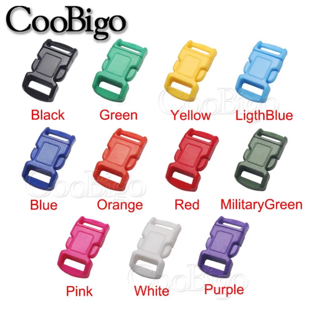 Пряжка пластиковая изогнутая для выживания контурный ремешок браслета из