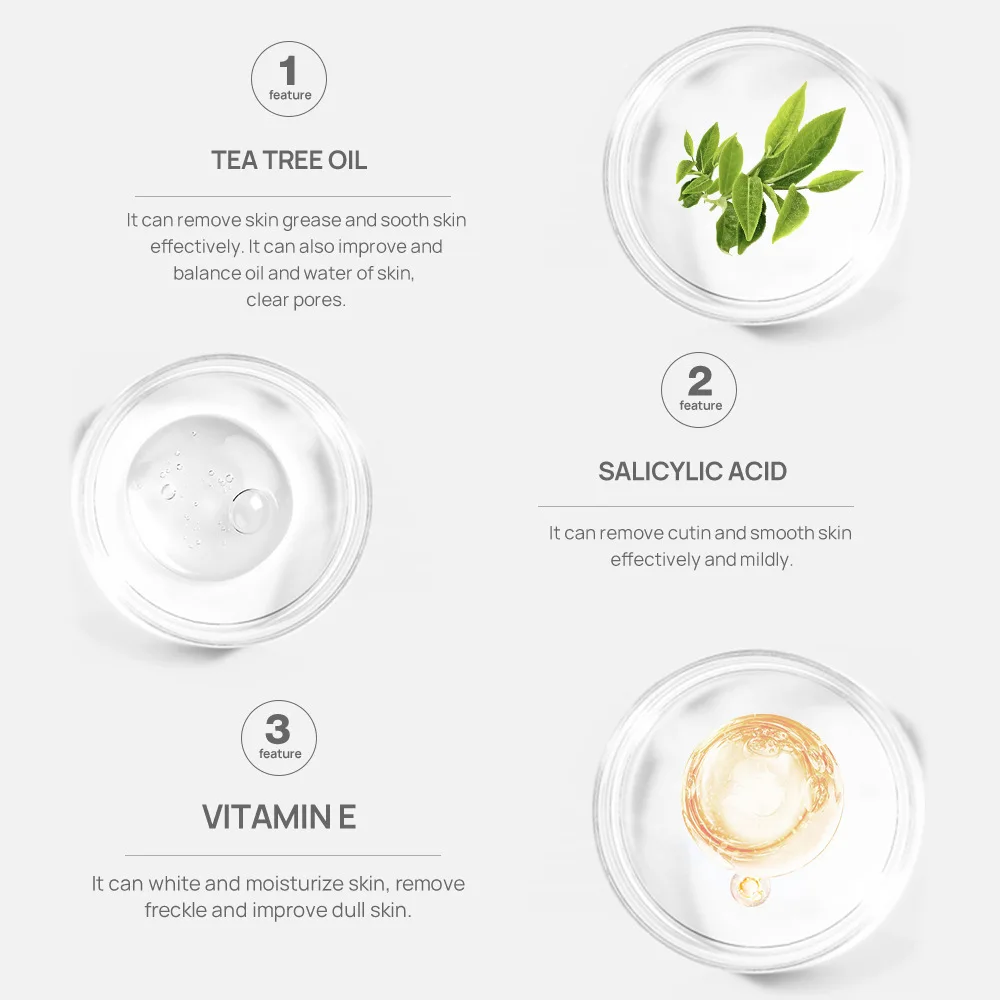 Жидкость для смягчения черных точек 20 мл удаление глубоко укоренившихся в поры