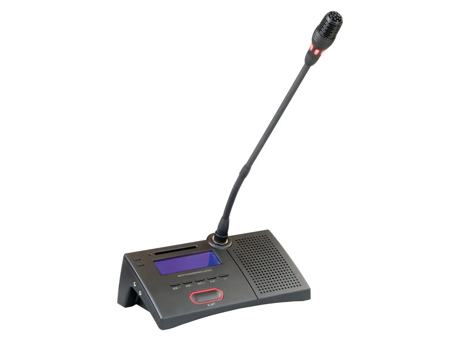 

DCN-IDESK Interpreter set Digital interpreter station 4 to 12 channels of simultaneous interpretation and monitoring functions