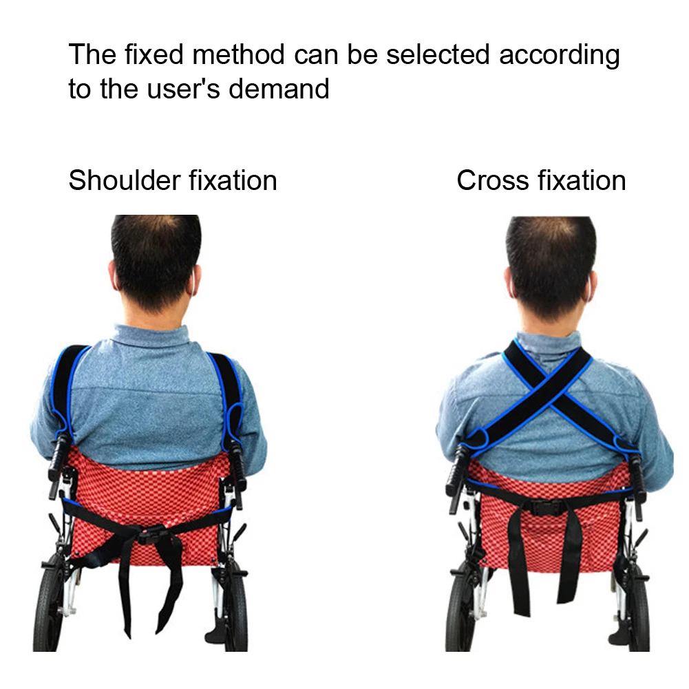 paciente idoso Assento traseiro Elastic Shoulder Fixing