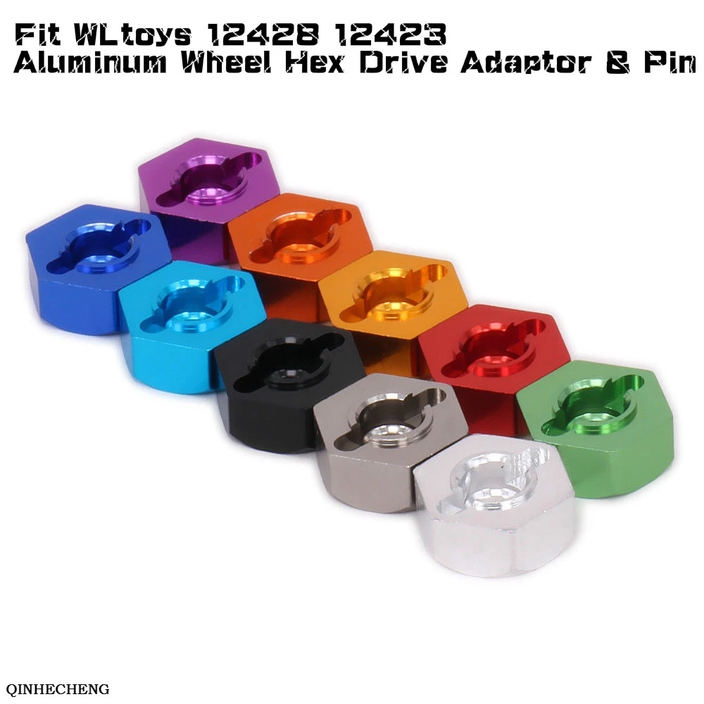 RC 0044 Алюминиевый адаптер с шестигранным приводом и штифтом 4P подходит для WLtoys 1/12