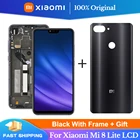 Оригинальный дисплей 6,26 дюйма с рамкой для Xiaomi Mi 8 Lite mi8 lite Global, ЖК-дисплей с сенсорным экраном и дигитайзером в сборе, Бесплатный аккумулятор