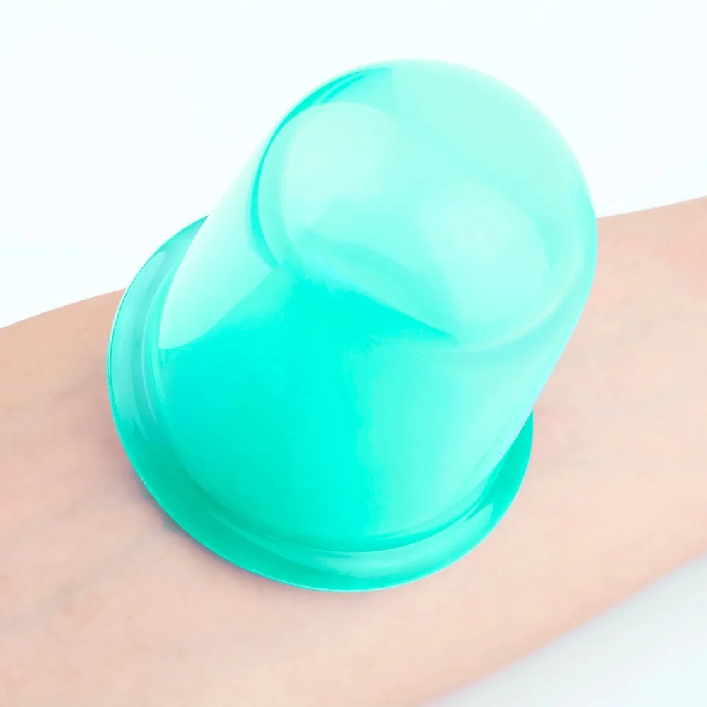 4 шт./компл. вакуумные банки с силиконовой чашкой для массажа глаз шеи лица спины и