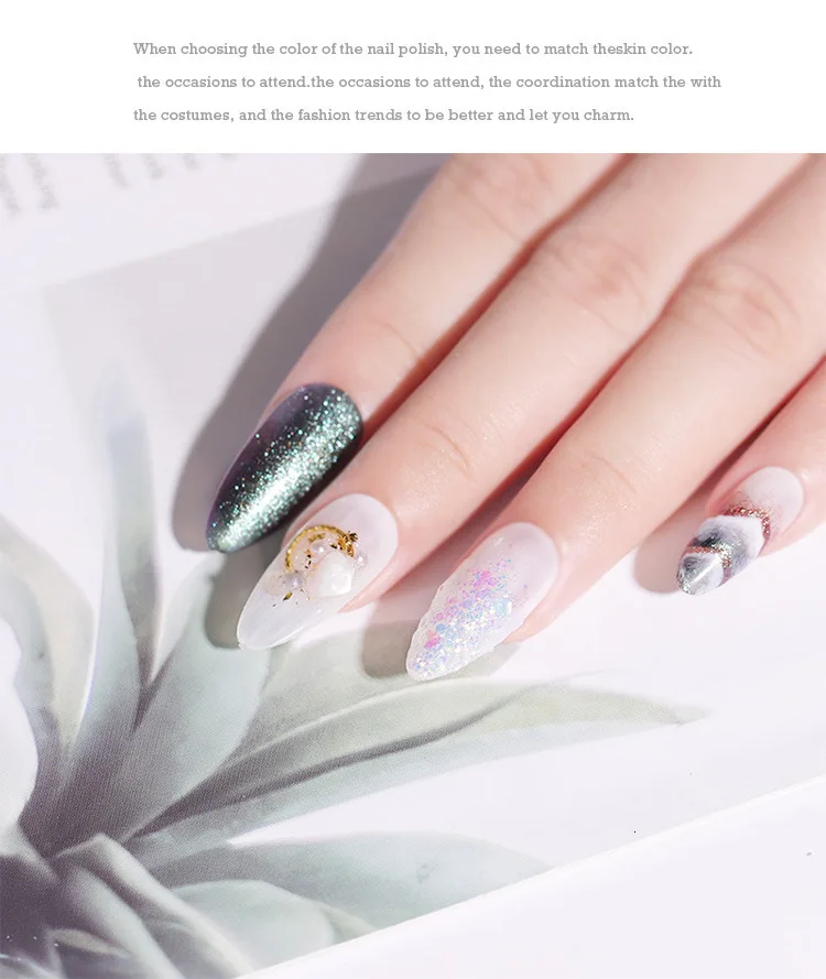 6 шт./компл. ногтей Блеск порошок радужные хлопья блестки Nail Art хром пигмент с блестками к требованиям заказчика; сверкающие; маникюр, украшения для ногтей комплект