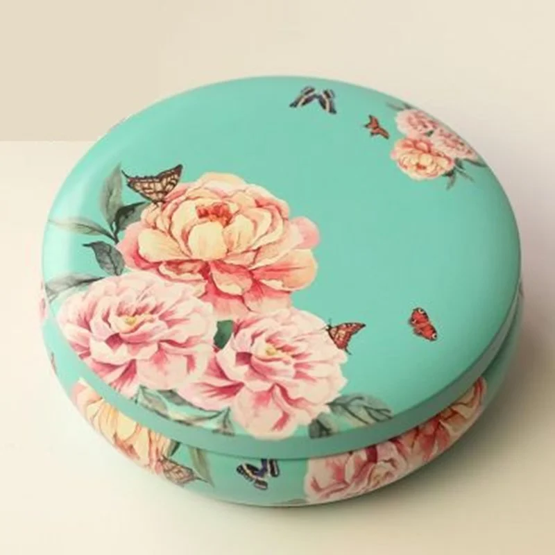 Винтажная Цветочная коробка для конфет герметичная банка свадебных подарков