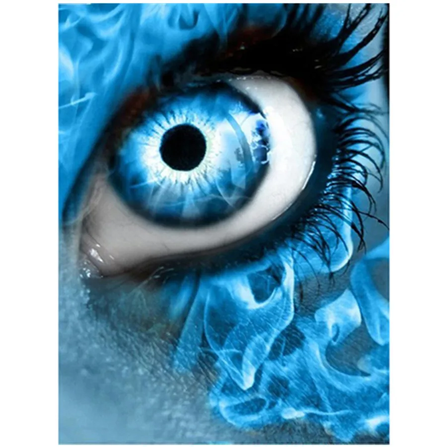 

DIY 5D Diamond Painting Eye Diamond Embroidery Cartoon Abstract Cross Stitch Full Round Drill Manual Resin Art Gift Home Decor