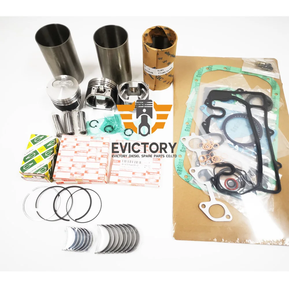 

For ISUZU 3LB1 rebuild kit piston + ring liner bearing full gasket kit set