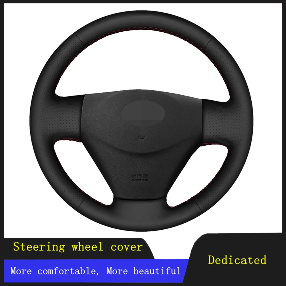 

Car Steering Wheel Cover Braid Wearable Genuine Leather For Hyundai Getz (Facelift) 2005-2011 Accent 2006-2011 Kia Rio Rio5
