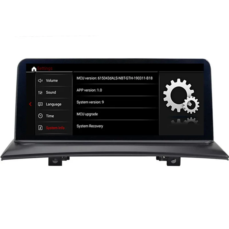 ID7 Android 9 0 для BMW X3 E83 2004 2005 2006 2007 2008 2009 автомобильный DVD плеер gps аудио стерео 10 25 &quotIPS