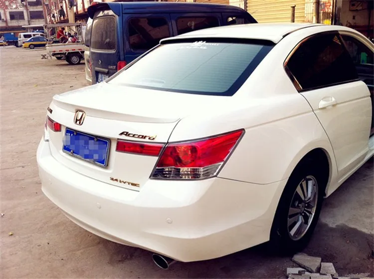 Для Honda Accord Спойлер ABS Материал багажник автомобиля стекло верхний спойлер крыло