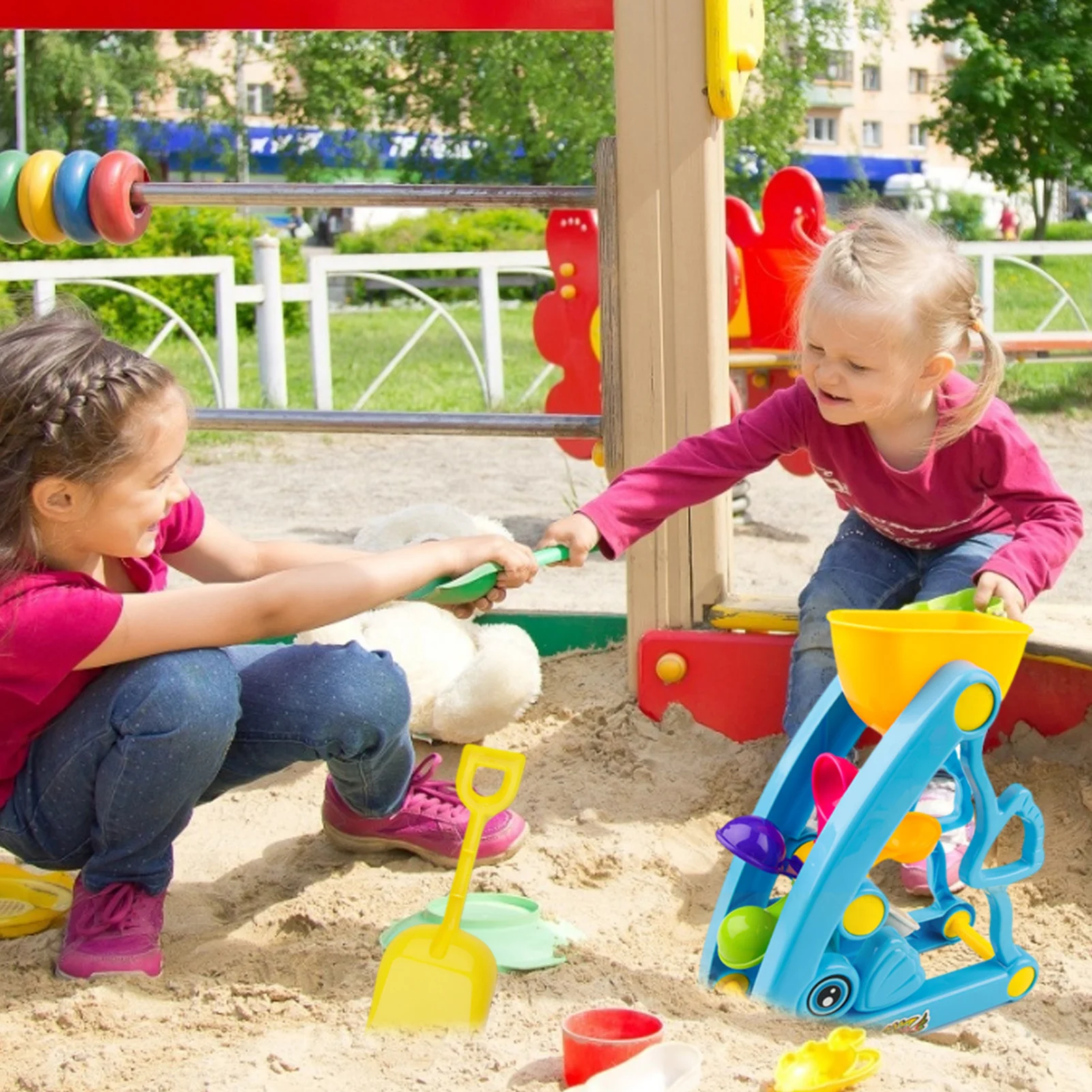 

Beach Toys For Kids 5pcs Baby Beach Game Toys Children Random Color Set Kit Summer Toys For Beach Play Sand Water Game Play Cart