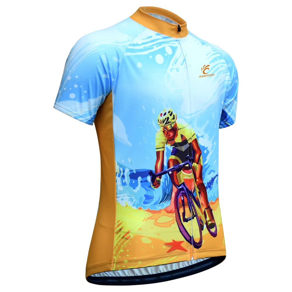 Новинка 2022 велосипедная Джерси Мужская футболка с коротким рукавом для горного
