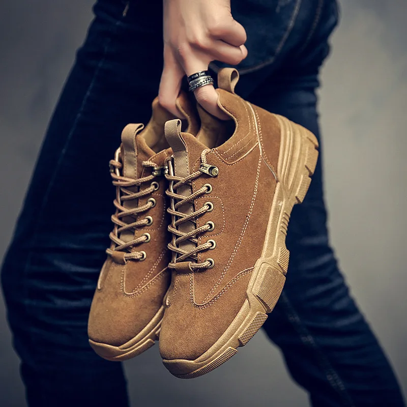 Зимние ботинки милитари мужские теплые на меху новинка 2019 года модные зимние