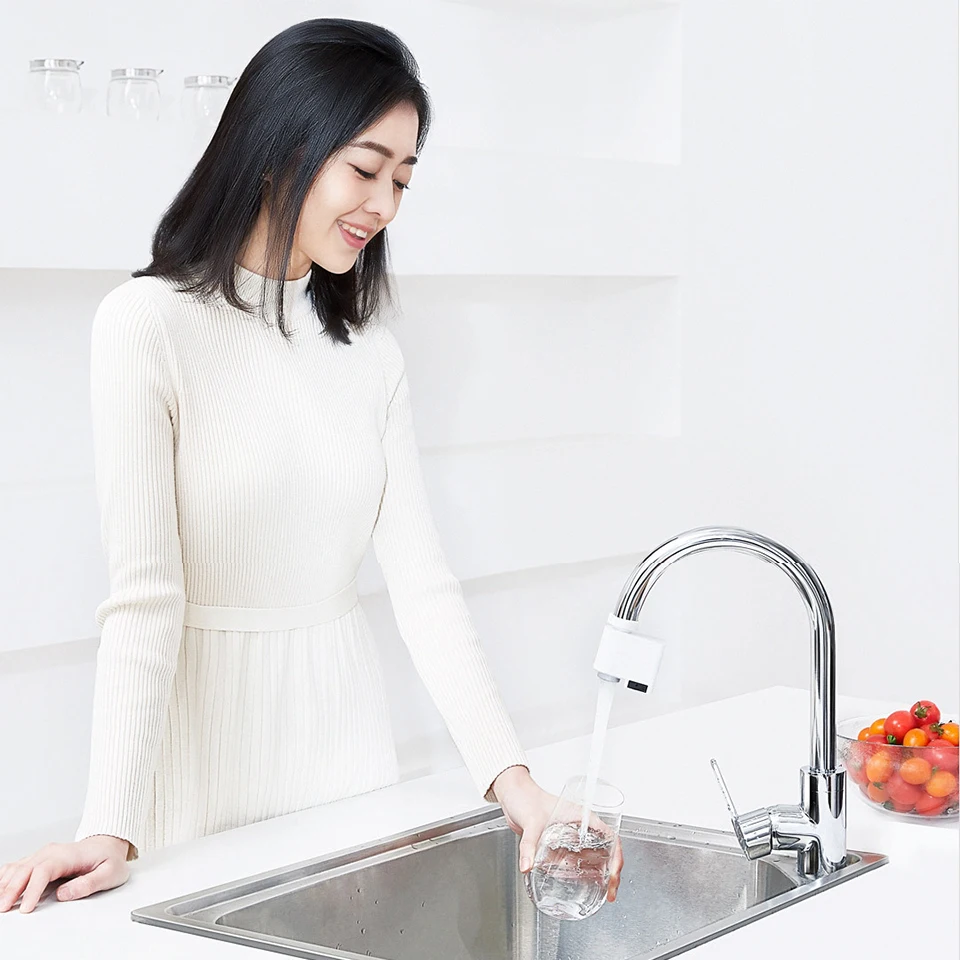 Original Zanjia smart faucet Infrared sensor water saving device energy overflow saver | Электроника