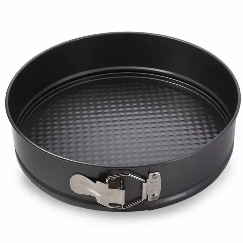 3 Pcs/Set Non-Stick Springform Cake Pan Metal Baking Mold With Removable Bottom Round Heart Square Shapes Bakeware Baki | Дом и сад