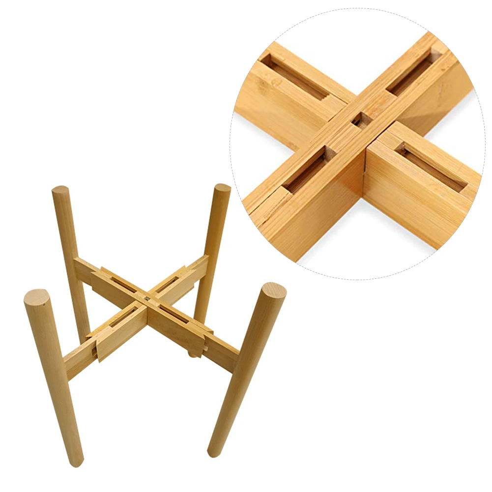 Выдвижная деревянная подставка для цветов 1 шт. напольный цветочный горшок