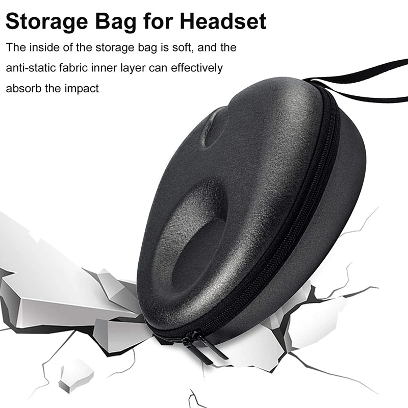 hot carrying case portable storage bag waterproof travel cover for sony ps5 playstation 5 pulse 3d wireless headsets free global shipping