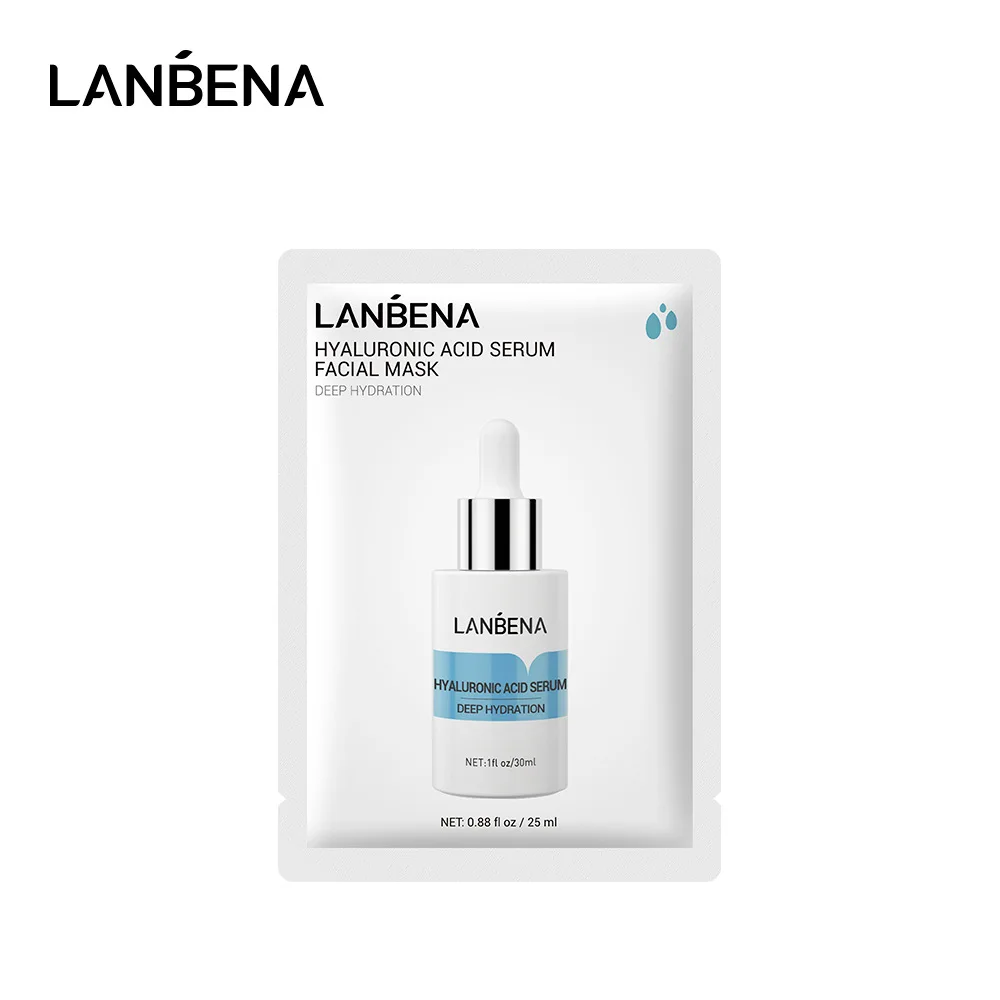 Увлажняющая маска для лица с гиалуроновой кислотой 6 пептидов | Красота и