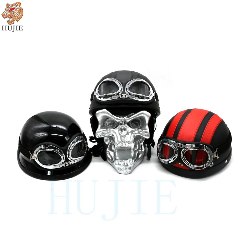 Мотоциклетный светильник с черепом Универсальный лампа + шлемы очки для Honda Shadow