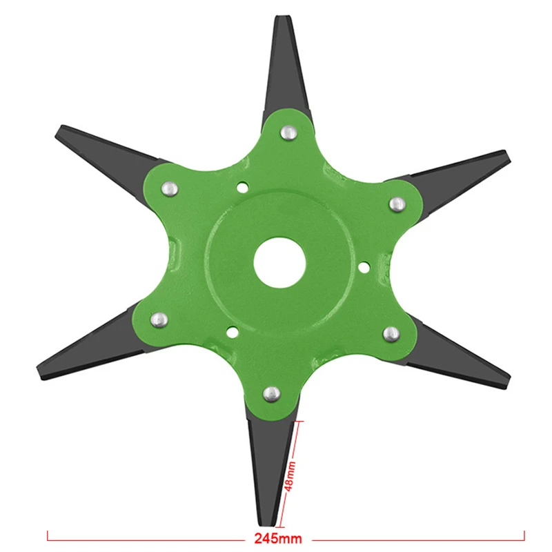 Универсальный триммер для травы 6 зубьев лезвие металлические лезвия Головка
