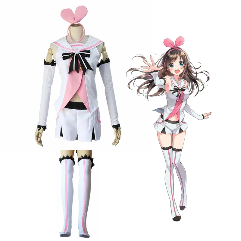 

Anime Youtuber Kizuna AI Cosplay Costume AI Channel New Outfit Costume For Women Cosplay A.I. Popular Virtual Youtuber Suit Set