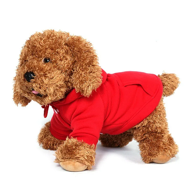 Зимняя теплая одежда для домашних животных пальто с капюшоном маленьких собак