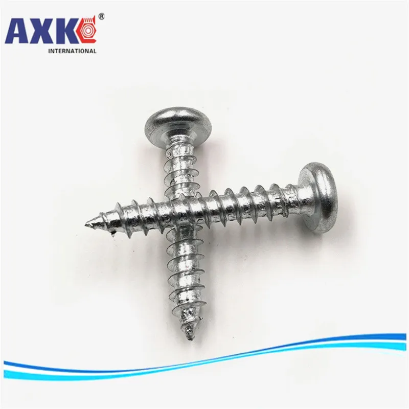 AXK m4.2 100 шт. винт с круглой головкой 304 саморез из нержавеющей стали. | Обустройство