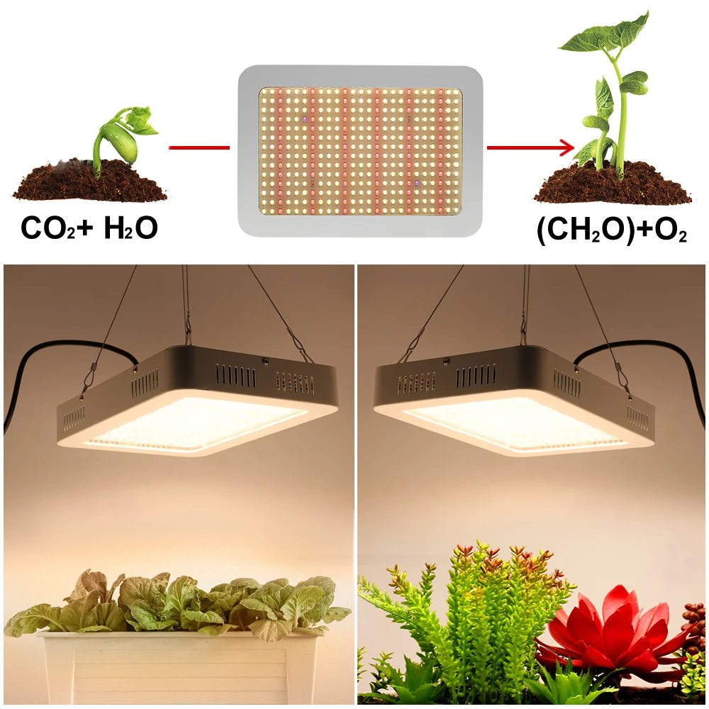 Светодиодная лампа высокой мощности для выращивания растений квантосветильник