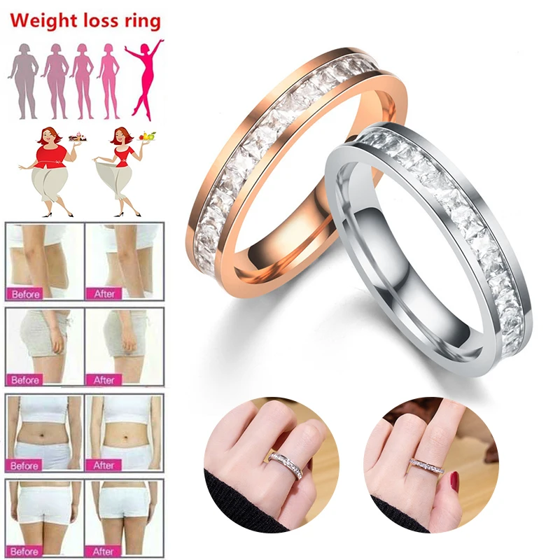 

New Small Square Zircon Titanium Steel Diamond Ring Stainless Steel Couple Ring
