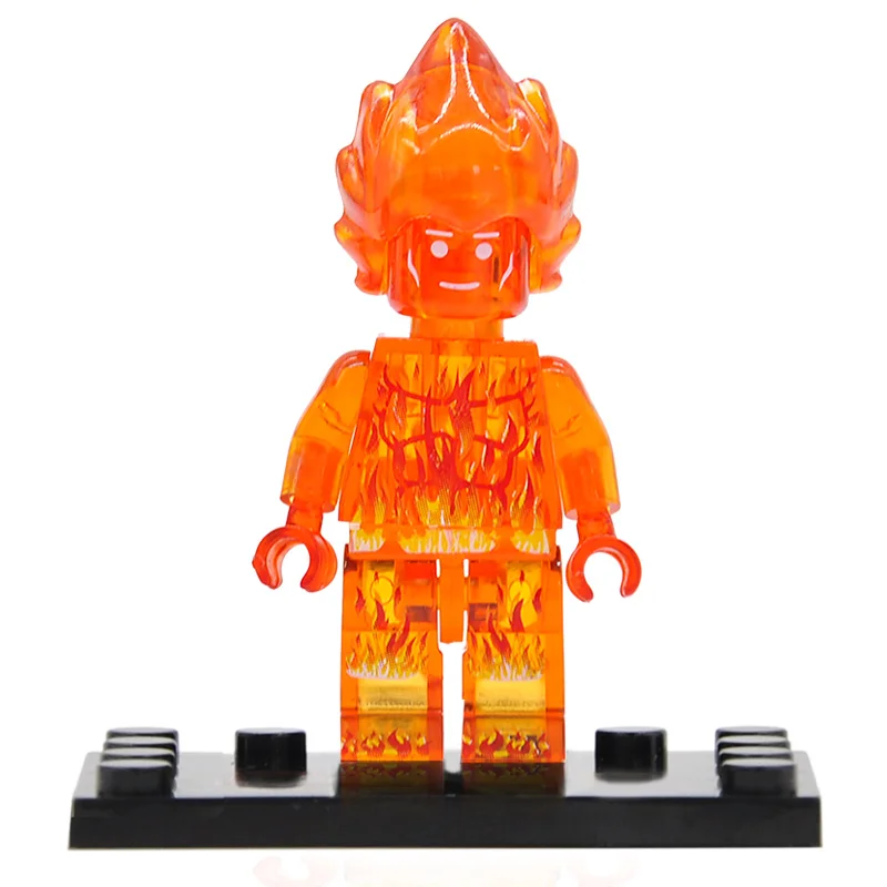 Human torch x 50pcs Одноместные оптом, 50 шт в наборе, ухода за кожей Super Hero рисунок Росомаха, Тор Локи Железный человек фильма «Дэдпул»; рубашки стрелка блоки "бетмен", строительные блоки, игрушки - Цвет: Human torch x 50pcs
