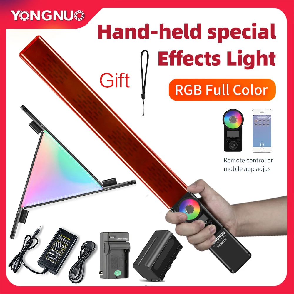 Yongnuo YN360 III YN360III ручной 3200K 5500K RGB цветной светодиодный светильник с ледяной палкой