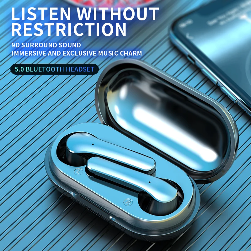

TWS-стереонаушники с поддержкой Bluetooth 5,0 и сенсорным управлением