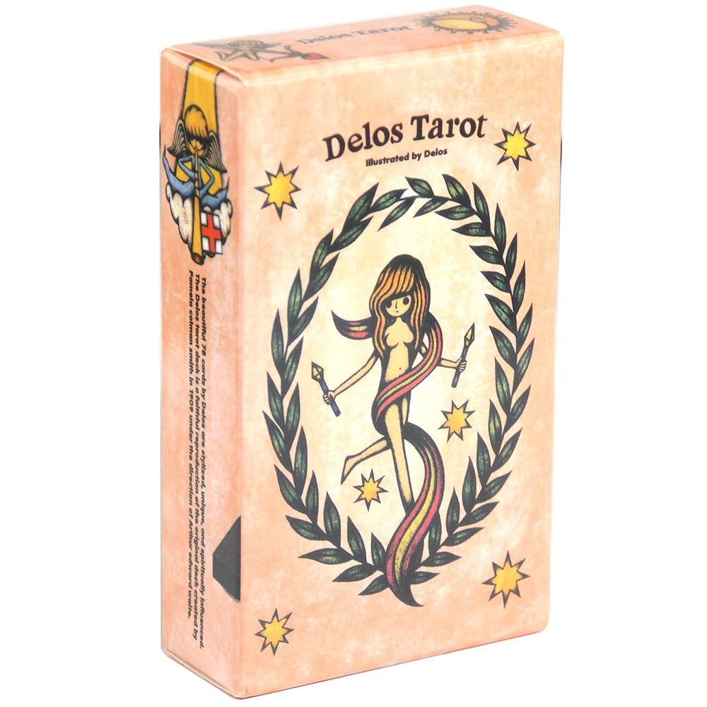 

Delos Tarot Decks Divination Cards Game for Family Party Game