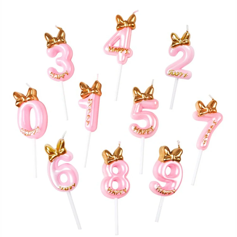 

New Digital Birthday Candles Big Cake Candles Decoration Smokeless Birthday Number Candle Birthday Cake Decoration