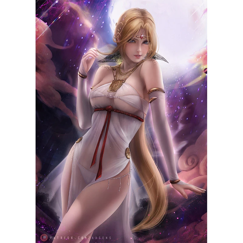 

Print Game Dead or Alive Helena Douglas Sexy Girl Art Canvas Poster with Frame Customized 16x24 24x36 Inch Home Wall Picture