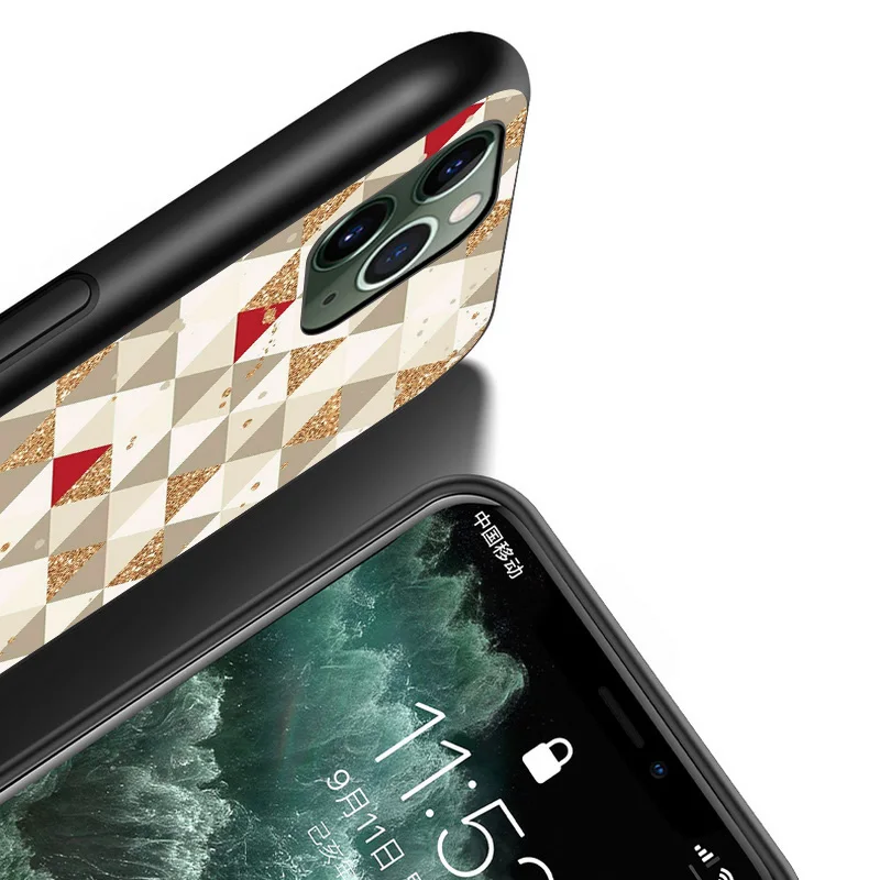 

Fashion Gorgeous Gold Leopard Print For Apple iPhone 12 Mini 11 XS Pro Max XR X 8 7 6 6S Plus 5 5S SE 2020 Black Phone Case