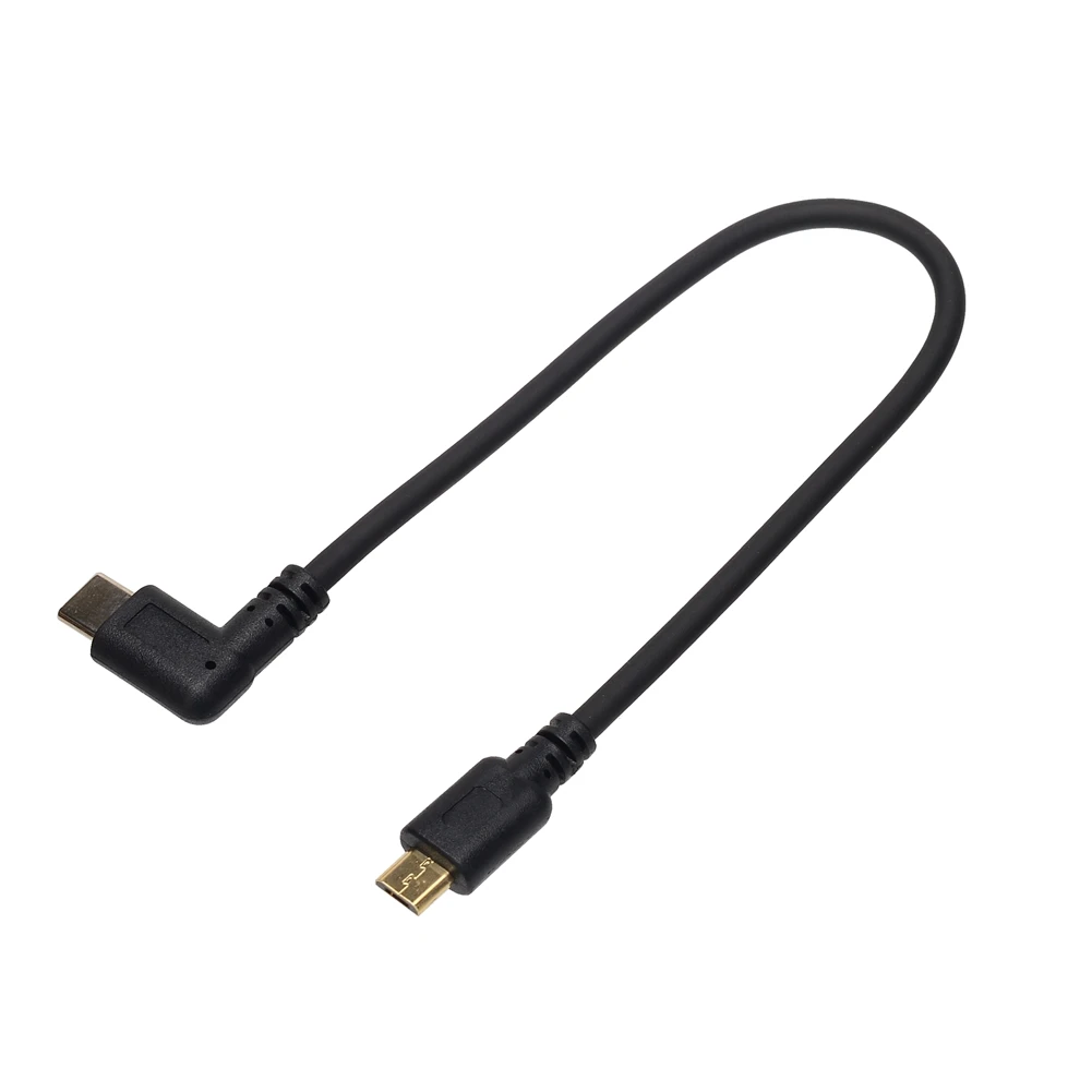 Кабель Micro Mini USB 5 контактов папа-папа 3.1 Type C колено на 3. 0 OTG адаптер для передачи