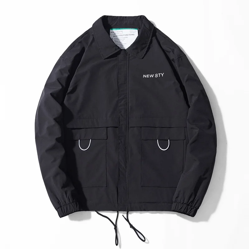 Зима 2019 новая мужская куртка модная для отдыха с защитой от морщин