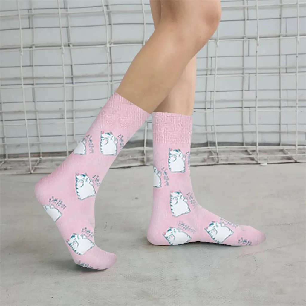 Socks Winter Warm Fashion Women Funny Cute Socks Casual Cotton Print Middle Socks Calcetines Meias W2