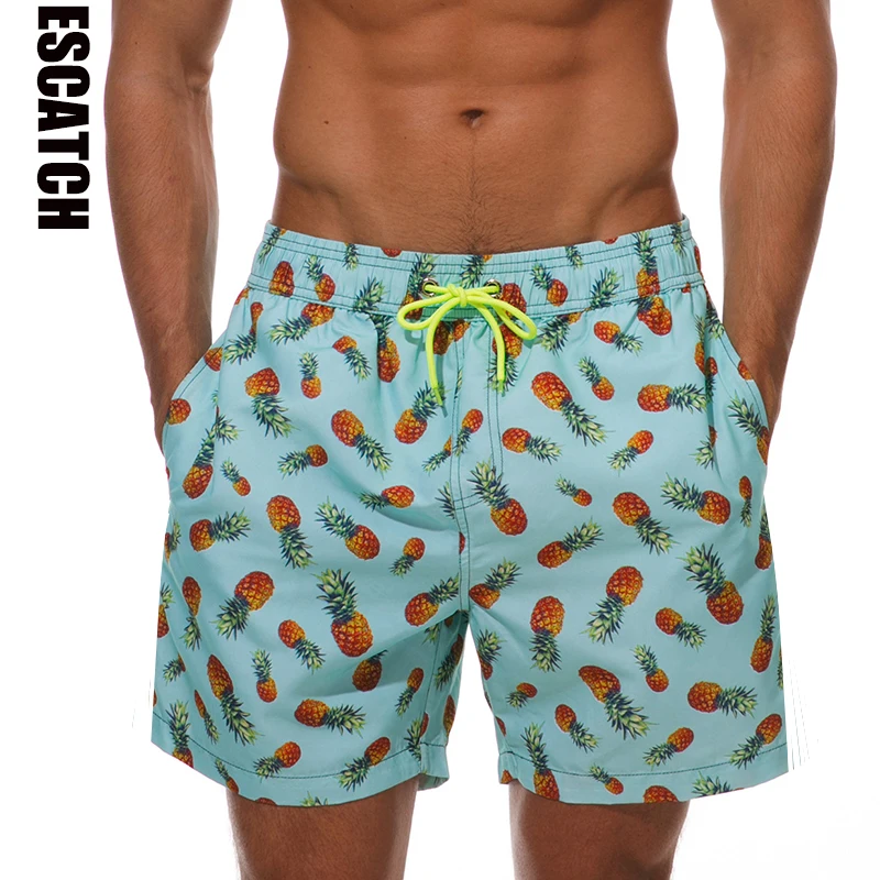 

Escatch Quick Dry Summer Mens Siwmwear Beach Board Shorts Briefs For Man Swim Trunks Swimming Shorts Beachwear