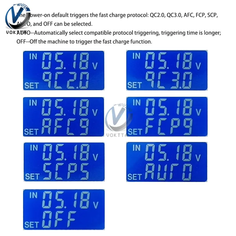 Регулируемый USB-модуль питания с цифровым управлением 2 а/15 Вт источник QC2.0 3 0