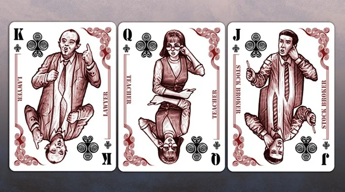 Hui qi Poker Bicycle White Blue Collar White Collar Blue-Collar Collection Bicycle Playing Cards