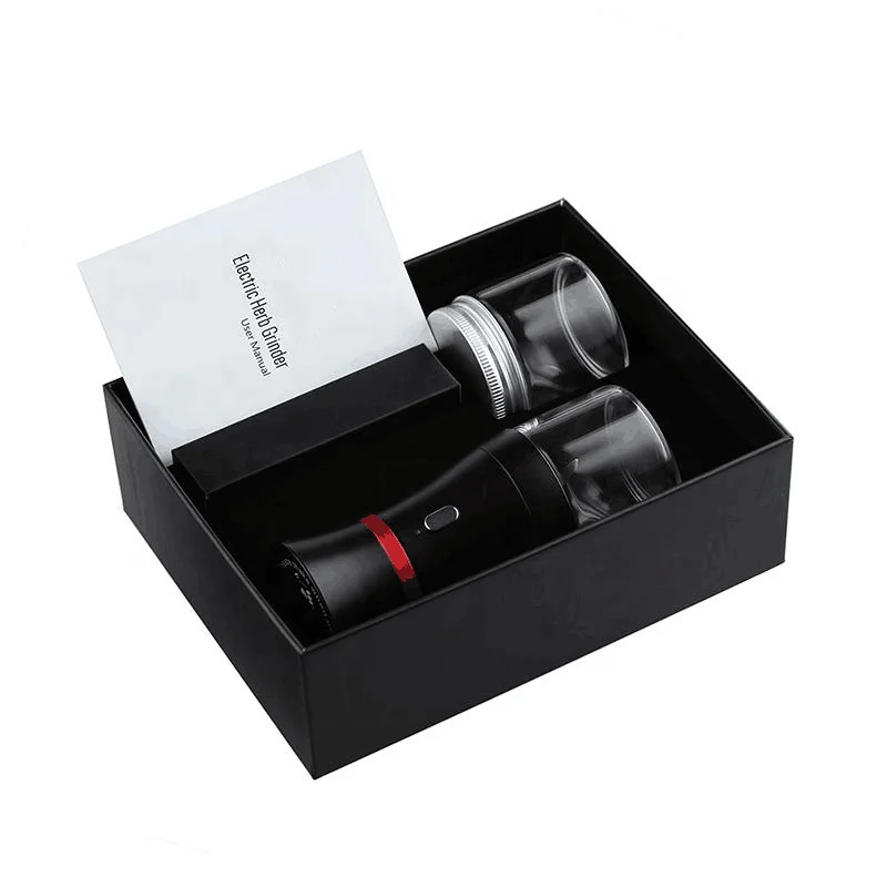 

Tanyte 1 set New Electric Herb Grinder Handheld Automatic 1100mAh Built-in Battery USB Charger 100% Original Smoking Accessories