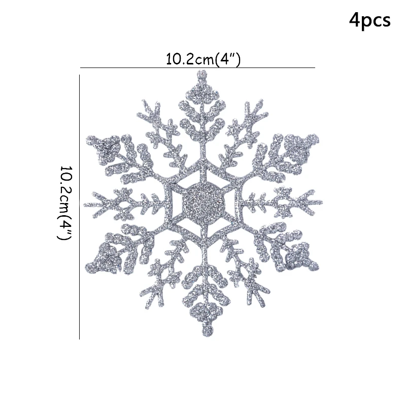 Рождественские украшения для вечеринки рождественские в виде снежинок