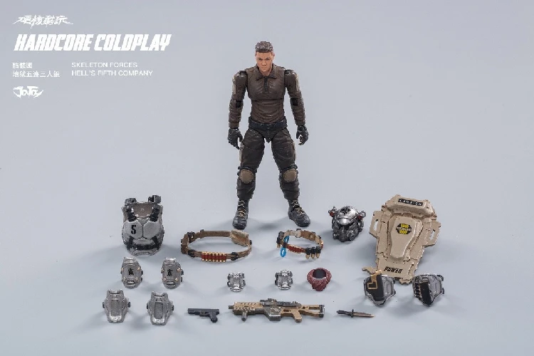 

Best selling 1/18 skull group science fiction novel ModeL JOYTOY 82011081 spot war hell five special operations teams 3 sets.